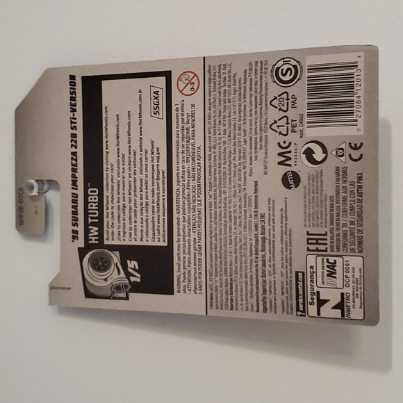 1998 Subaru Impreza 22B STI-Version Red Hot Wheels Turbo Series 1/5 - Picture 7 of 7